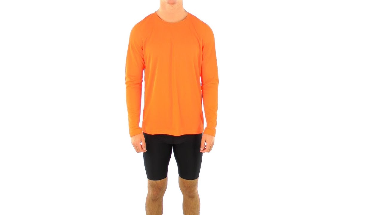 Brooks Men's Podium Long Sleeve Running Top | SwimOutlet.com