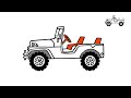 How to Draw a Classic Jeep in 3 Minutes — Easy Speed Drawing Tutorial