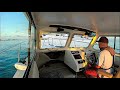 Solo Gulf Stream Crossing West End Bahamas to Florida in a Crooked PilotHouse Boat