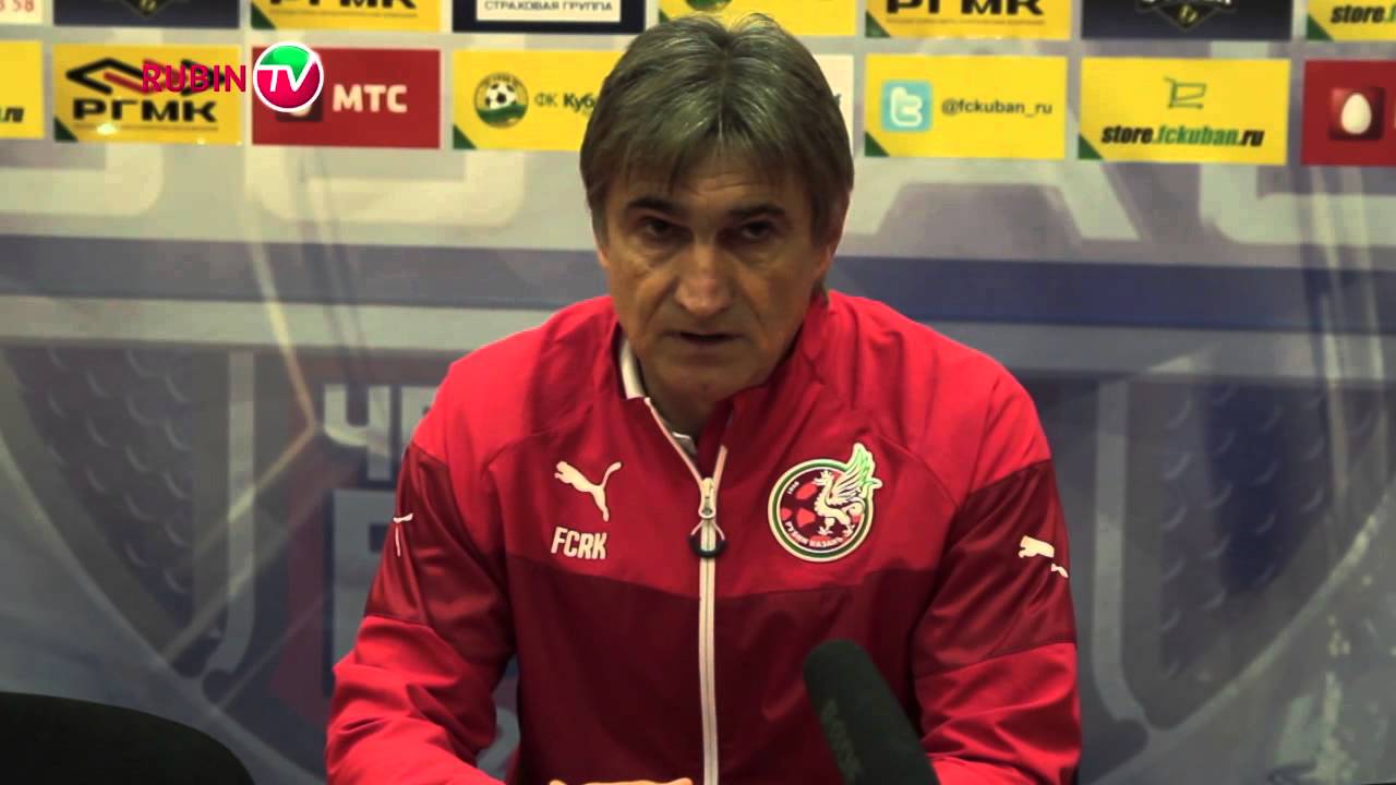 «Кубань» - «Рубин». Пресс-конференция главных тренеров команд football score