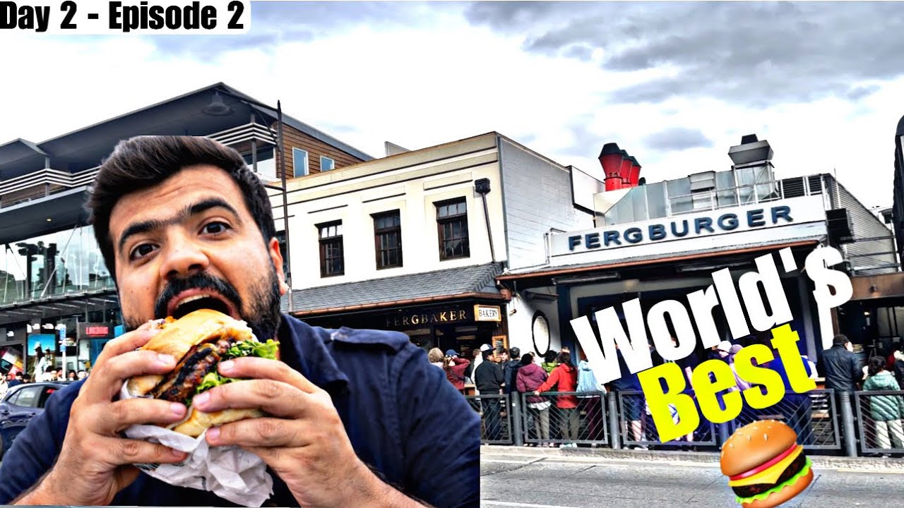 World’s Best Burger? Fergburger Review Queenstown New Zealand 🇳🇿 Day 2 Episode 2