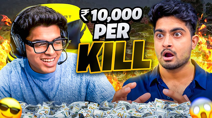 I Challenged Jonathan for ₹10,000 a KILL