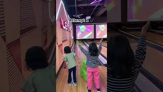 Attempt 2 ✔️ #aktivitasanak #ideliburan #gameanak #bowling #kidsvideo ##timezone