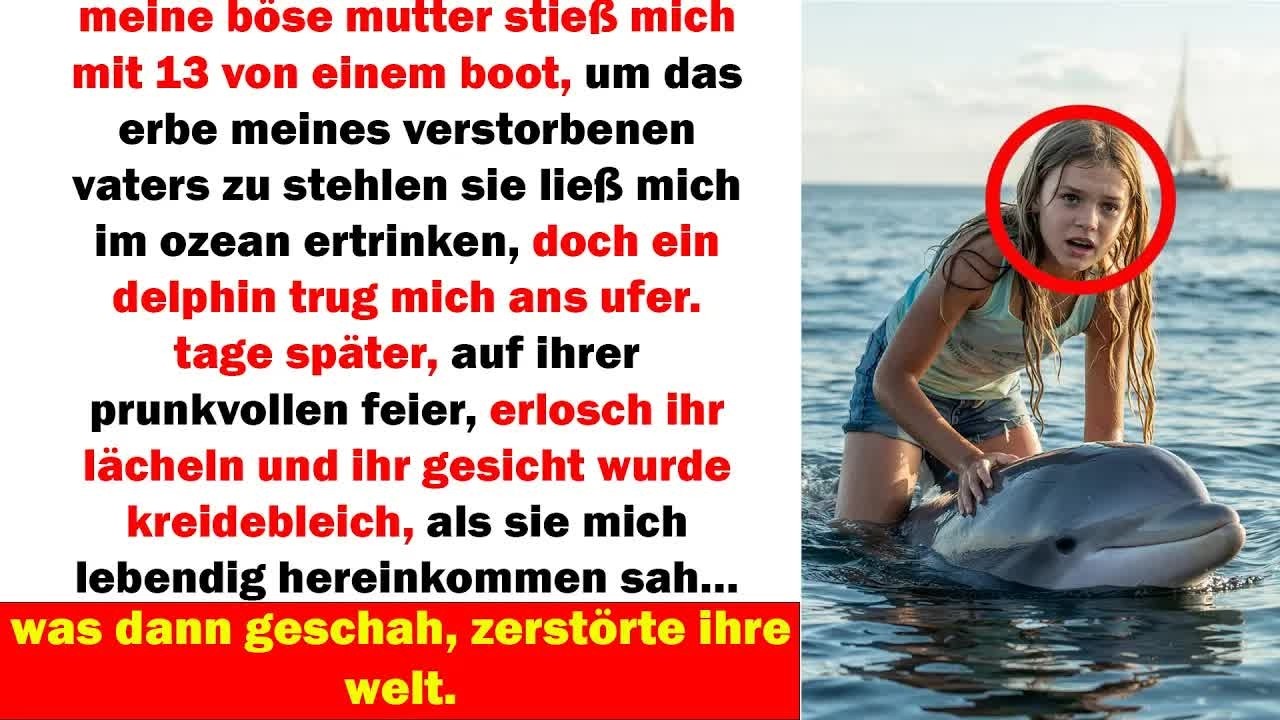 pushed off a boat at 13 to steal my father’s estate — she froze when i walked into her party alive.