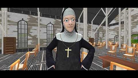 THIS GAME IS SO HARD!!. Clown Neighbours Chapel. Gameplay (part 1)