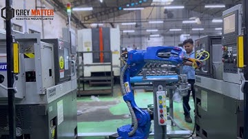 CNC machine automation in North India NCR, automation on Tsugami machines with Yaskawa robot - GMRPL