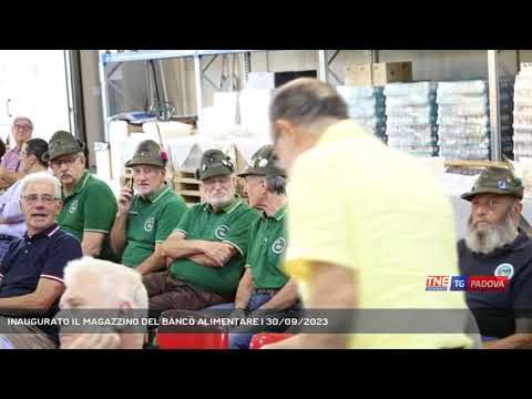 INAUGURATO IL MAGAZZINO DEL BANCO ALIMENTARE | 30/09/2023