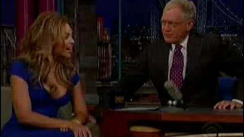 Beyonce on Letterman (1 of 3) 4/22/09