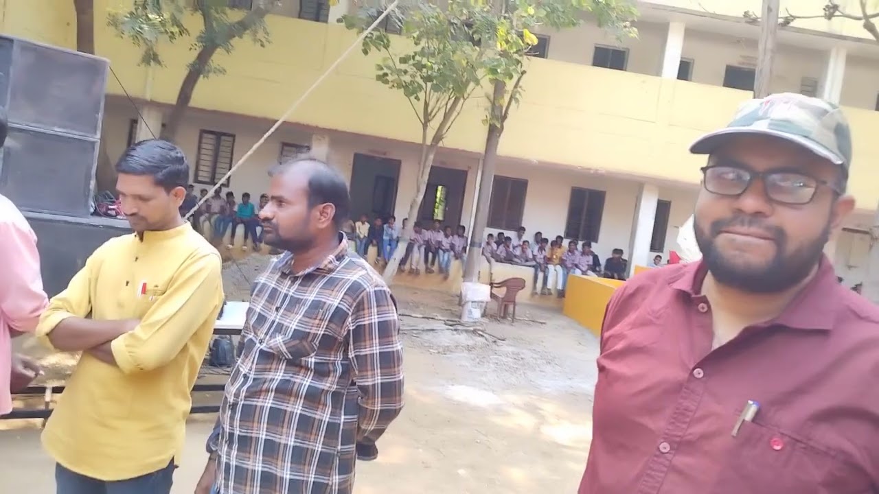 Farewell party (Intermediate) celebrations at TSMS and Jr. college Renjal Nizamabad