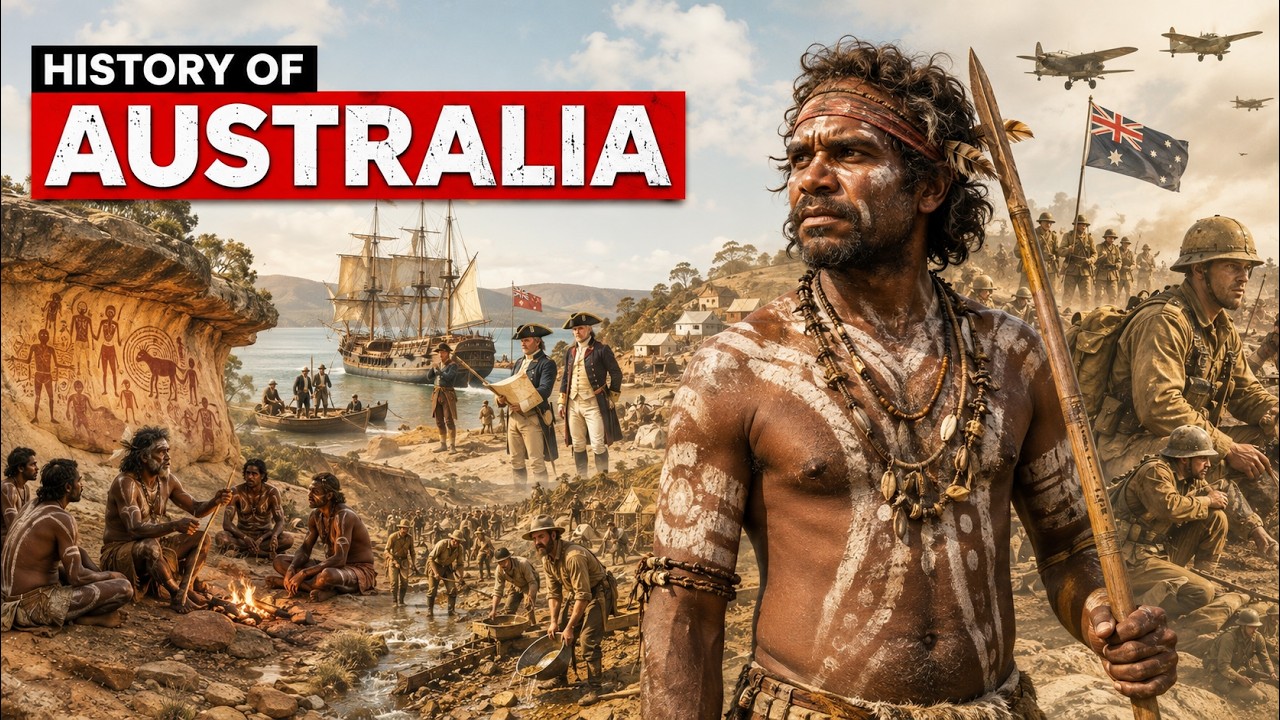 ऑस्ट्रेलिया का सम्पूर्ण इतिहास।The Entire History of Australia | Full Documentary