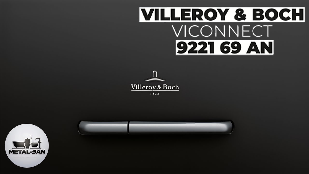 Клавиша смыва Villeroy & Boch ViConnect 922169AN (черный матовый)