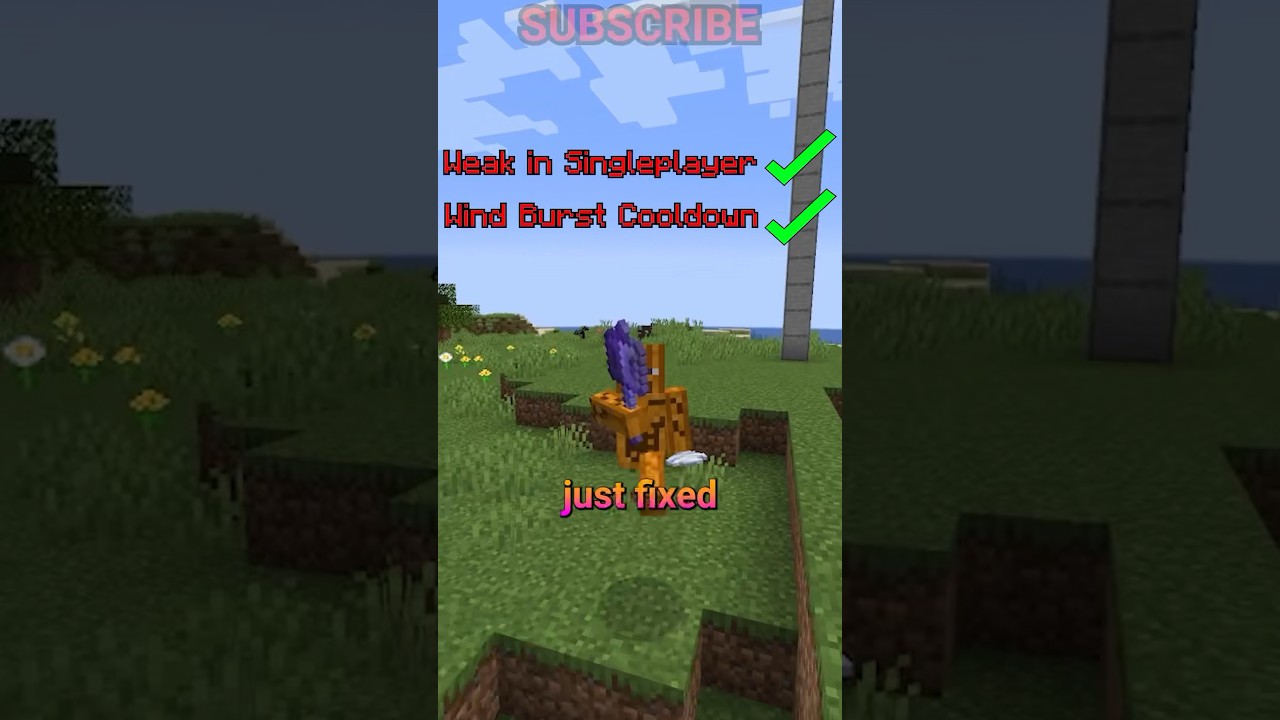 mojangs SECRET mace change #minecraft