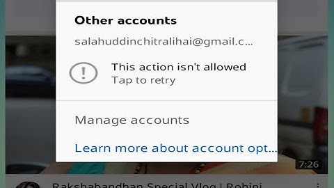 This Action Is Not Allowed,Tap To Retry Action/Problem Solved/Account Suspended Solved