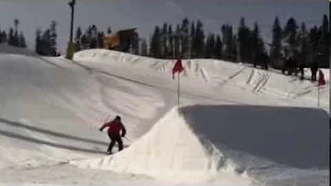 First rodeo 540 on skis