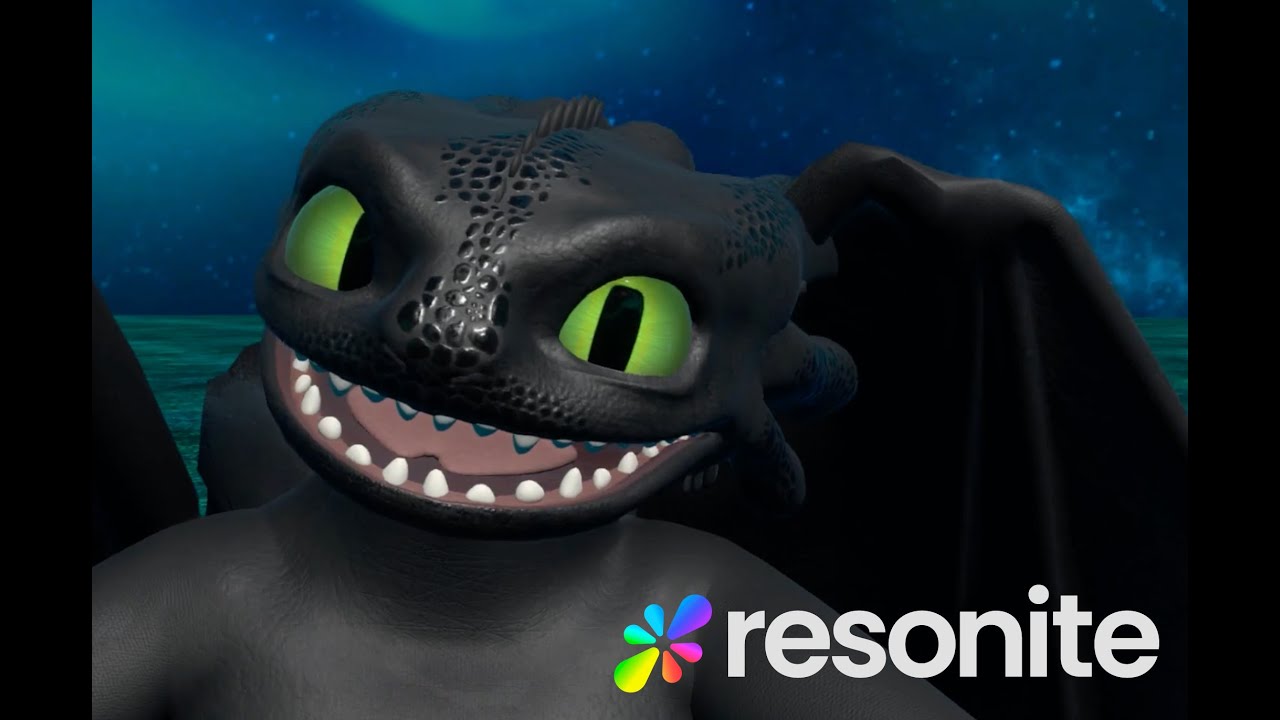 Toothless on Resonite [WIP] - Test Face Tracking