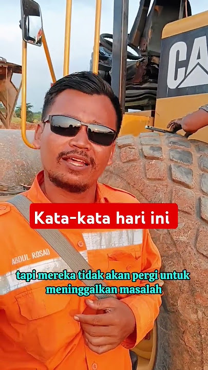 kata-kata hari ini untuk mekanik #videoalatberatyt #excavator #alatberat #shorts #short #viralvideo