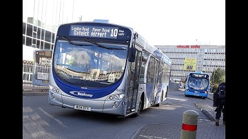 Onboard Metrobus Fastway Volvo B7RLE/Wright Eclipse 2 6015 (BU14 EFS), Route 10