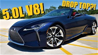 2022 Lexus LC500 Convertible Review || The $112,000 Topless Luxury V8 Temptress!