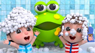 Bath Song | Baby Bathing 3D Animation | Kids Nursery Rhymes & Songs | LetsgoMartin