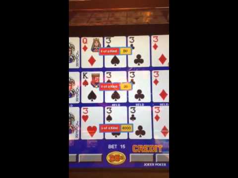 Taj Mahal joker poker 5 of a kind