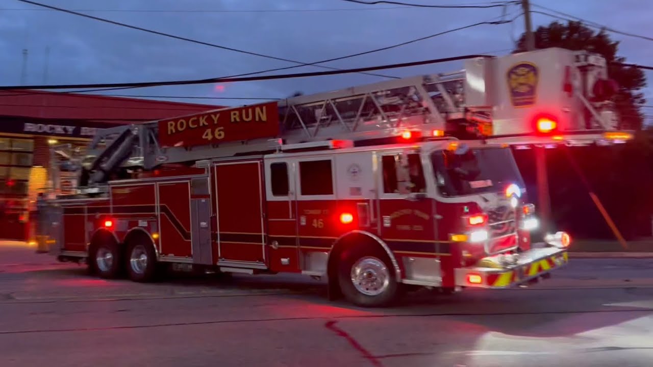 Rocky Run Fire Company and Media Fire Company Box Alarm Response - YouTube
