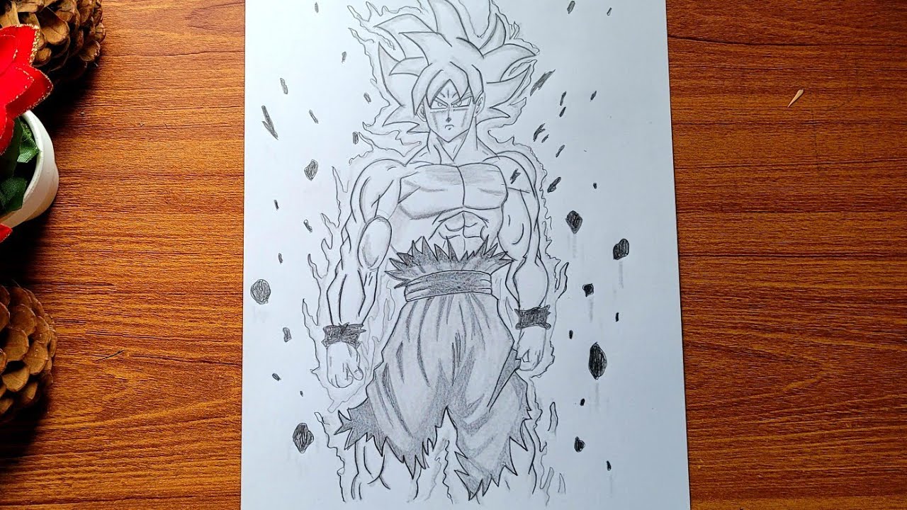 Son Goku Instinto Superior ✍️ ] - Pt.1 SketchBook