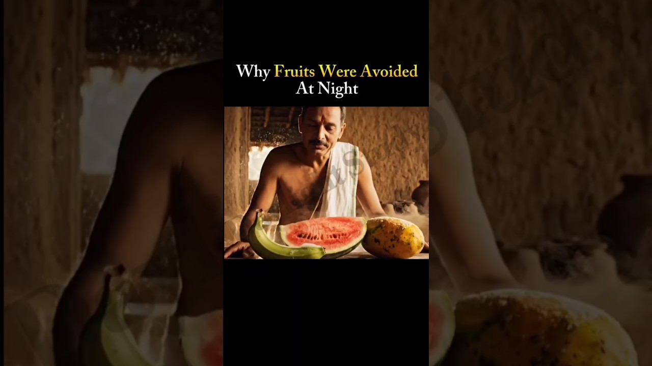 Why Fruits Were Avoided At Night ? 