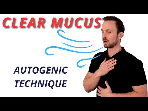 Autogenic Drainage Steps to Clear Lungs Airways and Mucus