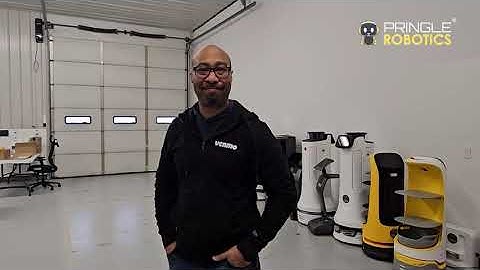 CC1 Floor Cleaning Robot Runs Cleaning Task