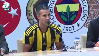 Robin Van Persie Fenerbahçedei̇mza Töreni - A Spor