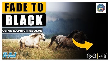 FADE Video to BLACK Using DaVinci Resolve | davinci resolve 18 tutorial for beginners