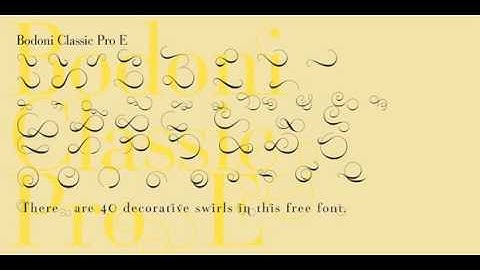 Bodoni Classic Pro Font Download