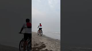 Cycling on Beach ?️?‍♀️