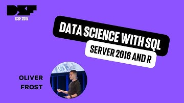 Data Science with SQL Server 2016 and R - Data Science Festival