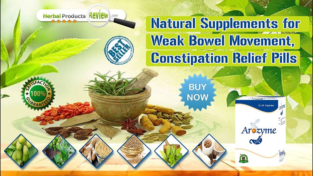 Natural Constipation Relief Supplements Pills for Weak Bowel Movement