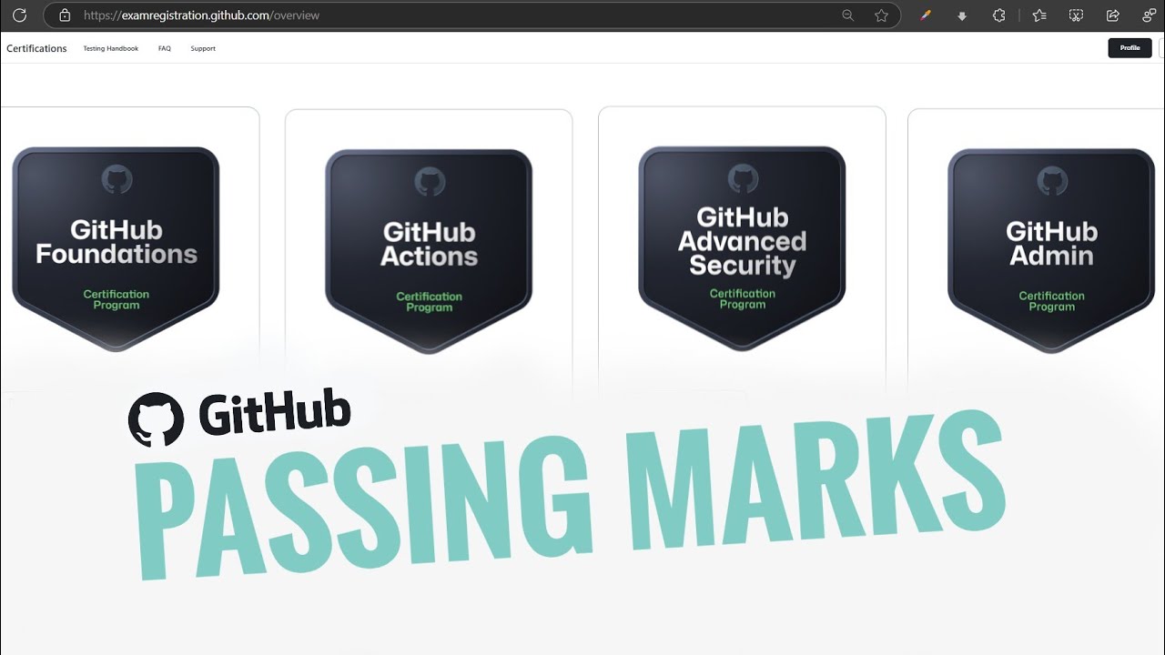 The minimum number to pass the @GitHubExams #GitHub #exam