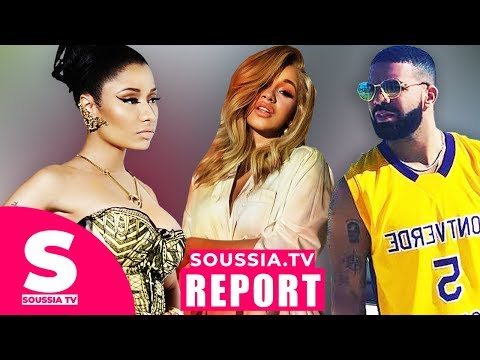 هل لمحت نيكي ميناج الى كاردي بي دريك والغرامي في كليب هارد وايت