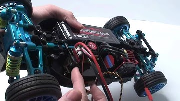 RC ADVENTURES - BRUSHLESS TOURING DRIFT CAR-PT #6 TAMIYA TT01 R KIT CUSTOM KIT