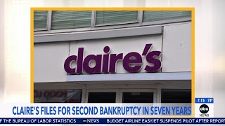Claire's, a mall staple for tweens, files for bankruptcy - again Wealth