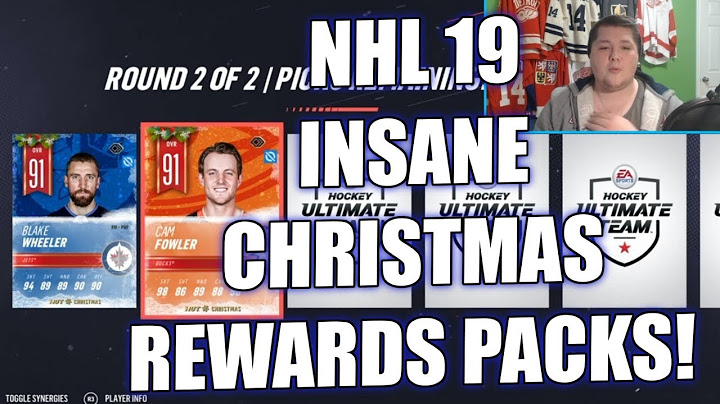 GIFT OF GIVING IS FINALLY HERE! - INSANE NHL 19 REWARDS PACK!