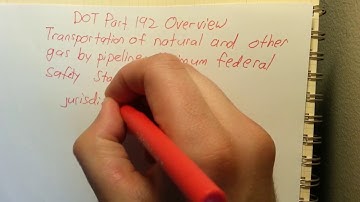 DOT Part 192 Overview