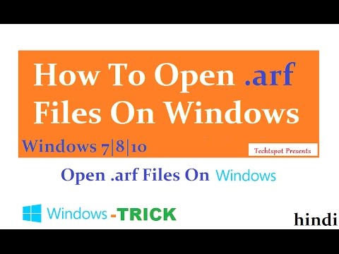 how to open arf file extension how to open arf file extension