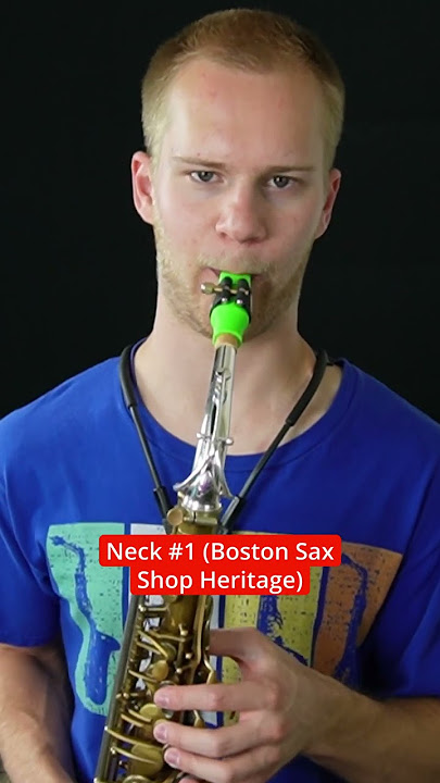 Can you hear a difference in these saxophone necks?