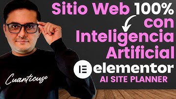 CREA WEB con IA: Elementor AI Site Planner