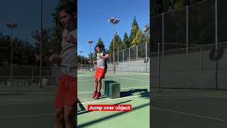 Jump over the object