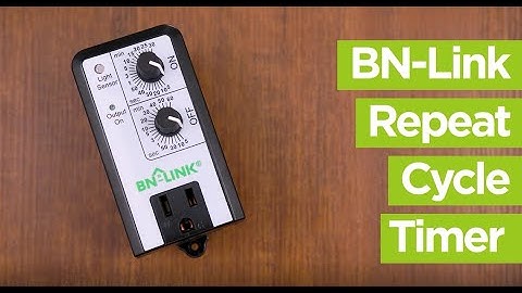 BN-LINK Short Period Repeat Cycle Intermittent Timer- Day, Night, or 24-Hour Operation