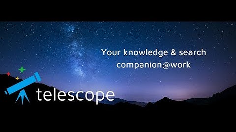 Telescope: Your AI-Powered Knowledge Base and Search Assistant at Work
