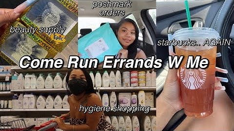 Come Run Errands With Me : Target, Poshmark Orders, Starbucks, Beauty Supply & More!