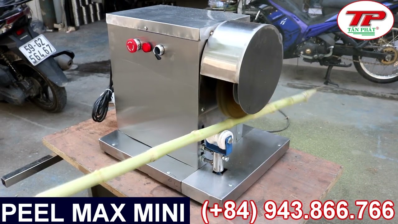 MÁY BÀO VỎ MÍA MINI NHỎ GỌN MIỄN PHÍ CHUYỂN ĐIỆN 110V CHO KHÁCH Ở MỸ, CANADA