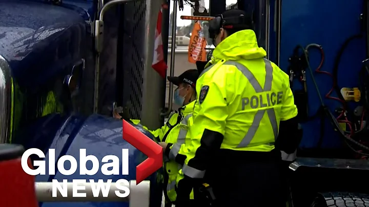 Trucker protests: Ottawa police warn demonstrators that "major" ramp up of police activity coming